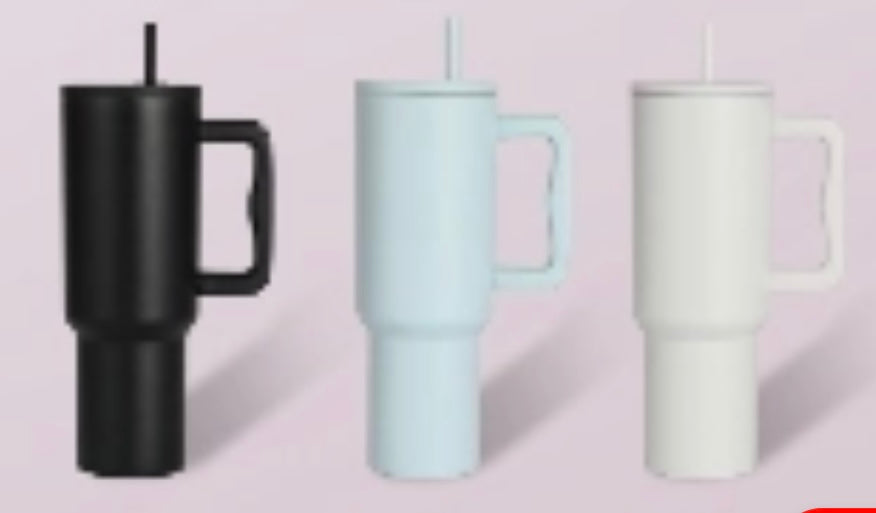 Custom 40oz with Standard Straw(Straw Topper Included)