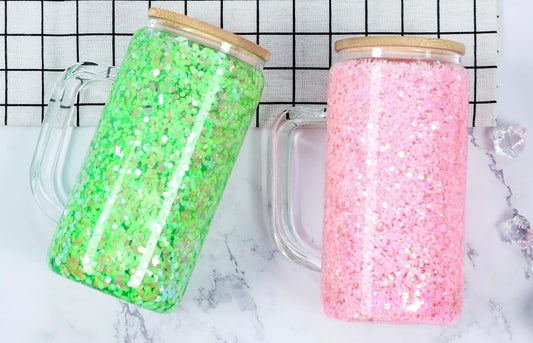 Glass Snow Globe Tumbler