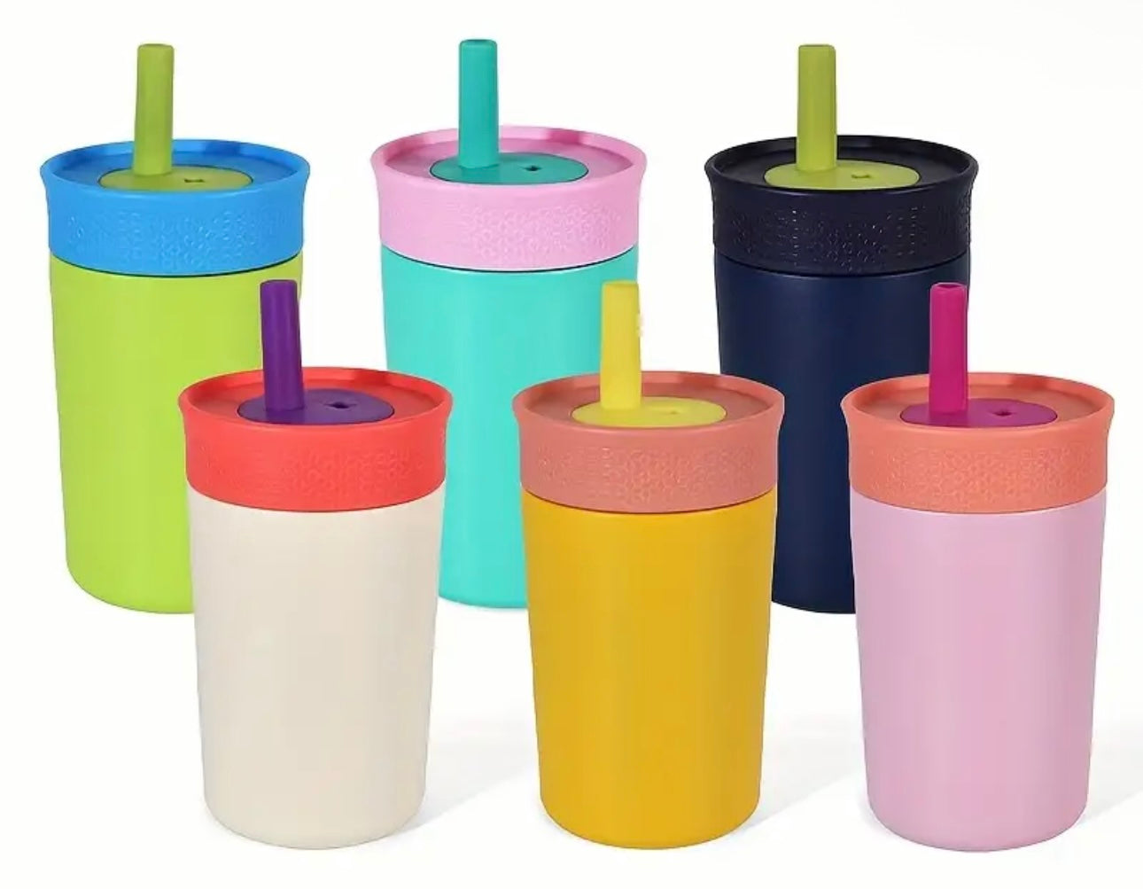 Kids 12oz Stainless Steel with Flexible Straw